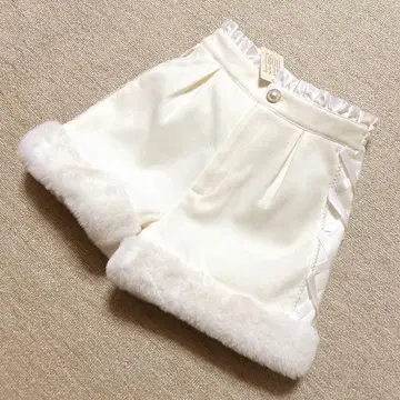 시크릿 허니 겨울용 숏팬츠 리본 토끼 택 포함 새상품