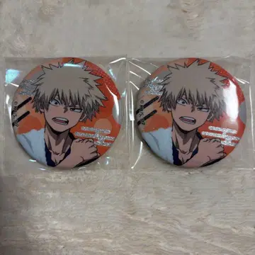 바쿠고 카츠키 히로아카 극락탕 캔뱃지