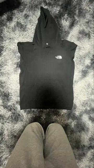 THE NORTH FACE 블랙 후드티