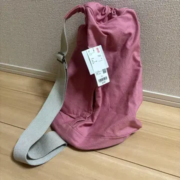 UNIQLO 드로우 스트링 백 핑크