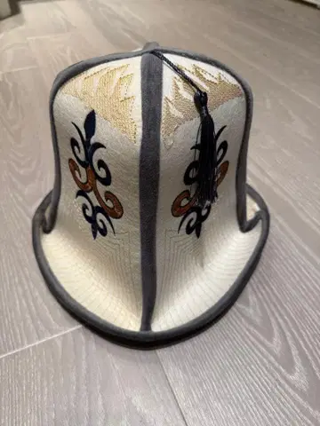 키르기스 펠트 모자 카르팍 자수 비슈케크 셰이드 라에프