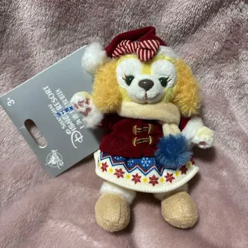 상하이 디즈니 크리스마스 쿠키앤 봉제인형 키체인