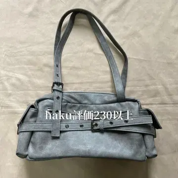 Samo ondoh Gray Leather Shoulder백