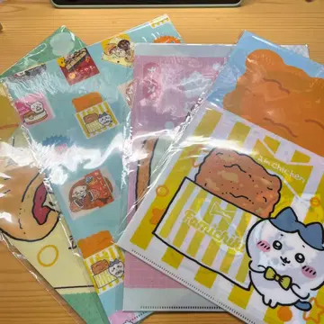 치이카와 (먼작귀) 훼미리마트 콜라보 클리어 파일 전종
