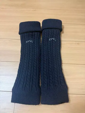 새상품급 PING 케이블 짜임 레그 워머 네이비