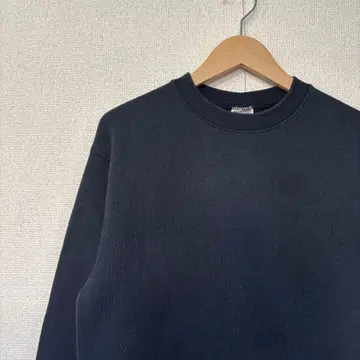 프룻 오브 더 룸 맨투맨 무지 블랙 미국 빈티지 의류 M 3065