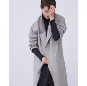 ZARA 자라 롱 코트 그레이 미사용 새상품