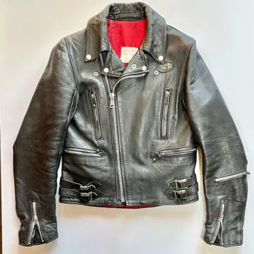 Lewis leather 70s 루이스 레더 빈티지 파랑 깃털 라이트닝