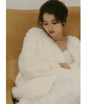 NOTRE emor volume lady shaggy cardigan