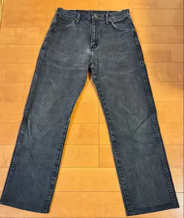 wrangler 그레이 스트레이트 데님