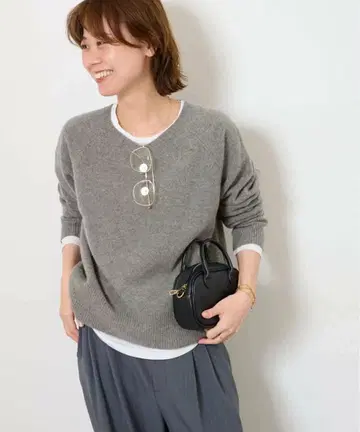 JOURNALSTANDARDrelume 울 캐시미어 V넥 풀오버