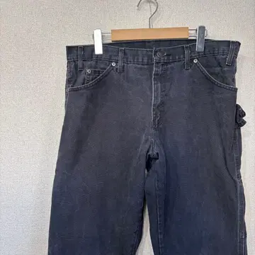 디키즈 페인터 팬츠 덕 블랙 미국 빈티지 의류 W34 3054