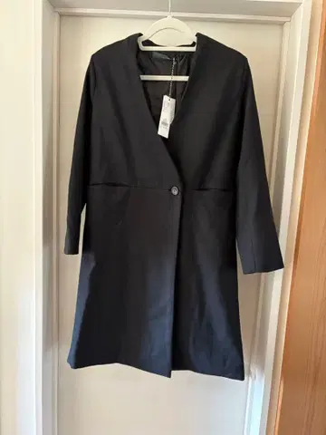 BOU JELoud 노카라 코트 블랙