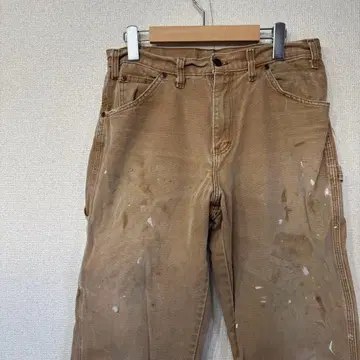 디키즈 페인터 팬츠 덕 페인트 미국 빈티지 의류 W32 3058