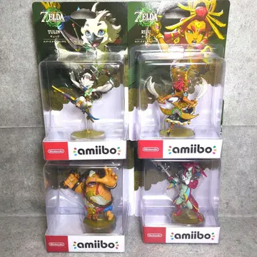 새상품 젤다의 전설 피규어 amiibo 세트 4현자 티어스 오브 더 킹덤