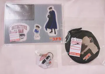 명탐정 코난 아크릴 스탠드 키링 파우치 3종 세트