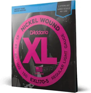 [ 2개 ] D'Addario EXL170-5 5현 세트