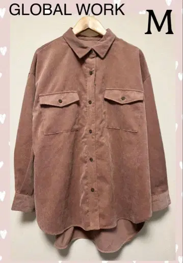 GLOBAL WORK *이지케어 코듀로이 셔츠