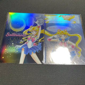 세일러문 카페 오로라 클리어 파일 키 비주얼 세일러문