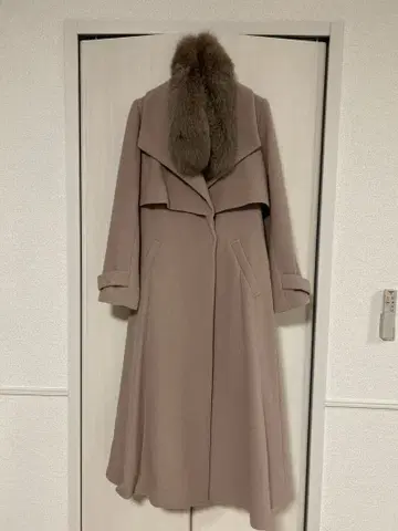 노엘라 * 퍼 티펫 부착 롱 코트