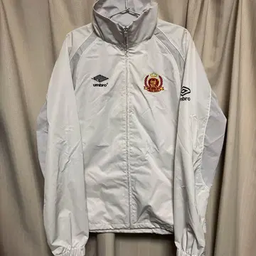 9090 x umbro 화이트 나일론 자켓 XL 아우터 저지