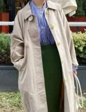 미사용 새상품 ungrid 베이지 스텐카라 코트 M 사이즈