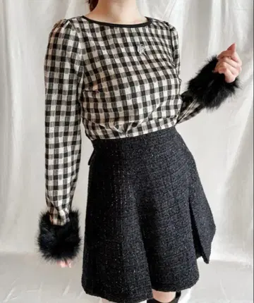 NOMAE 백 오픈 리본 상의