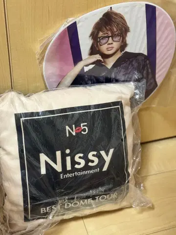 Nissy 부채 & No.5 쿠션 세트