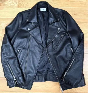 양가죽 더블 라이더 가죽 자켓