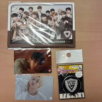 SEVENTEEN 엽서 스티커 세트 세부치 K-POP