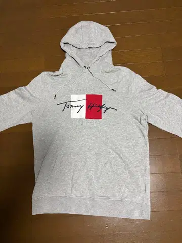 타미힐피거 그레이 후드티