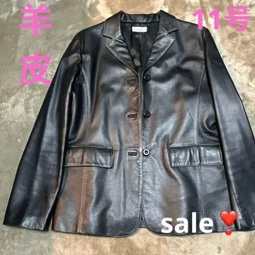 가격 인하 가죽 자켓 양가죽 라무 자켓 11호 3개 버튼