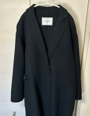 SLOBE IENA 사이드 슬릿 오버 사이즈 체스터 코트
