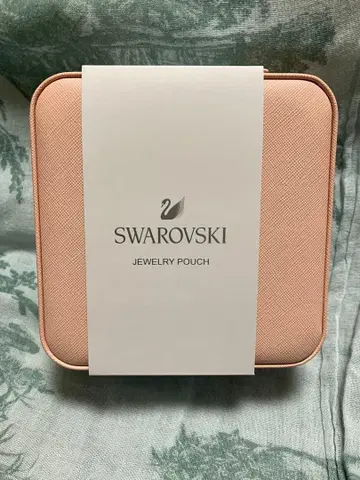 Swarovski 주얼리 파우치 핑크