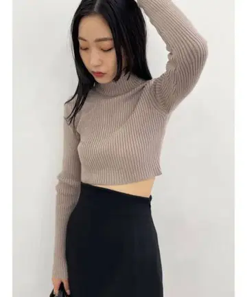 완판 EMODA 인기 숏 니트탑