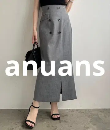 anuans 타이트 스커트 MEDIUM 그레이 여성용
