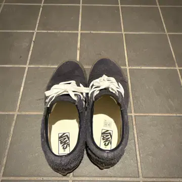 Vans 네이비 스웨이드 로우컷 스니커즈