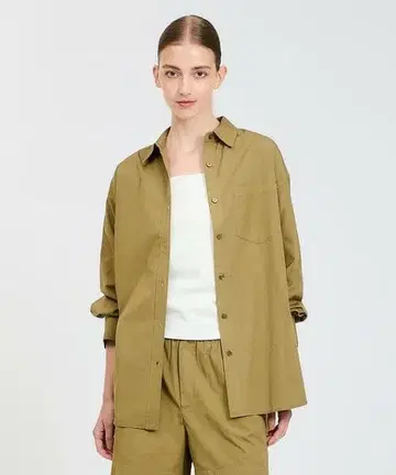 에스트네이션 코튼 긴팔 셔츠