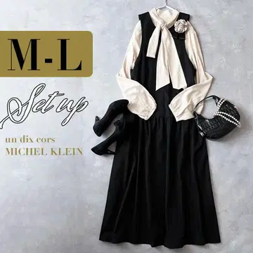 셋업 세레모니 원피스 롱 엄마 여성 수트 결혼식 블랙 ML D4