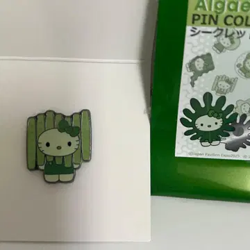 오사카 간사이 만박 일본관 조류 키티 시크릿 핀 배지 이다케 규소