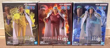 정리를 위한 최저가 원피스 해군 3대장 피규어 세트.