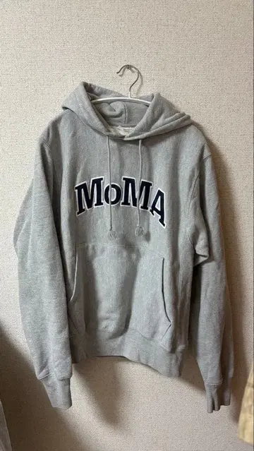Champion MoMA 로고 그레이 S 사이즈 후드티