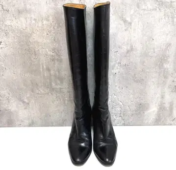 천연 가죽 이탈리아 가죽 롱 부츠