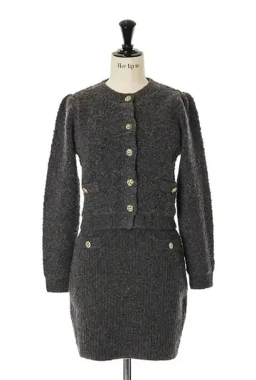 Pure Boucle Knit Set