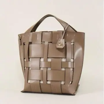 이스토와르 Histoire 메쉬 편직 토트백 베이지 숄더