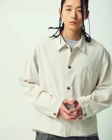 RHYTHR 1stTYPE FADED SHIRT-JACKET L