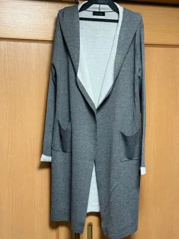 SCOT CLUB 후드 부착 가디건 그레이 9호 M