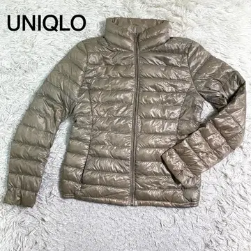 UNIQLO 베이지 컬러 라이트 다운