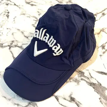 새상품급 Callaway 캘러웨이 골프 캡 레인 캡 네이비