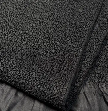 b-033 화학 섬유 오비 장식 천 시보리 후리소데 성인식 블랙